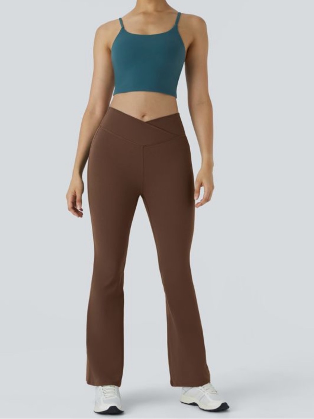 Halara DayStretch High Waisted Crossover Flare Yoga Leggings